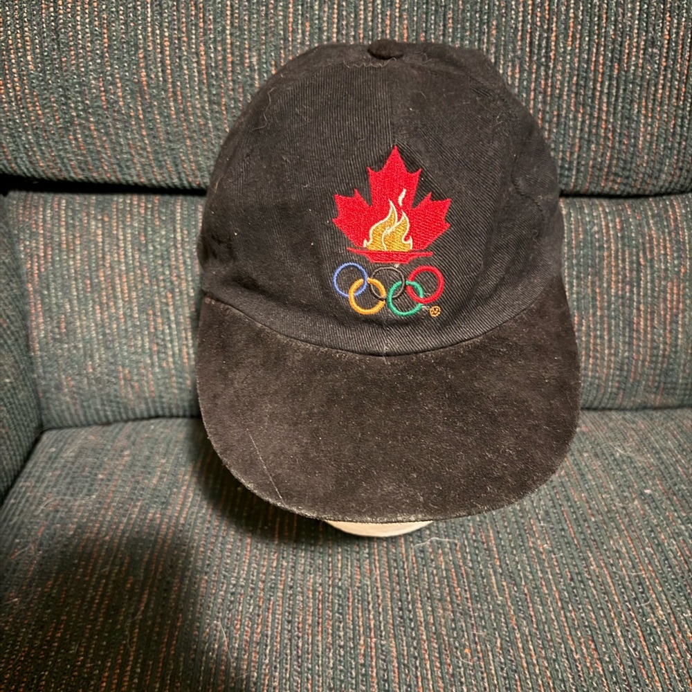 1996 Black Canada Olympic Hat